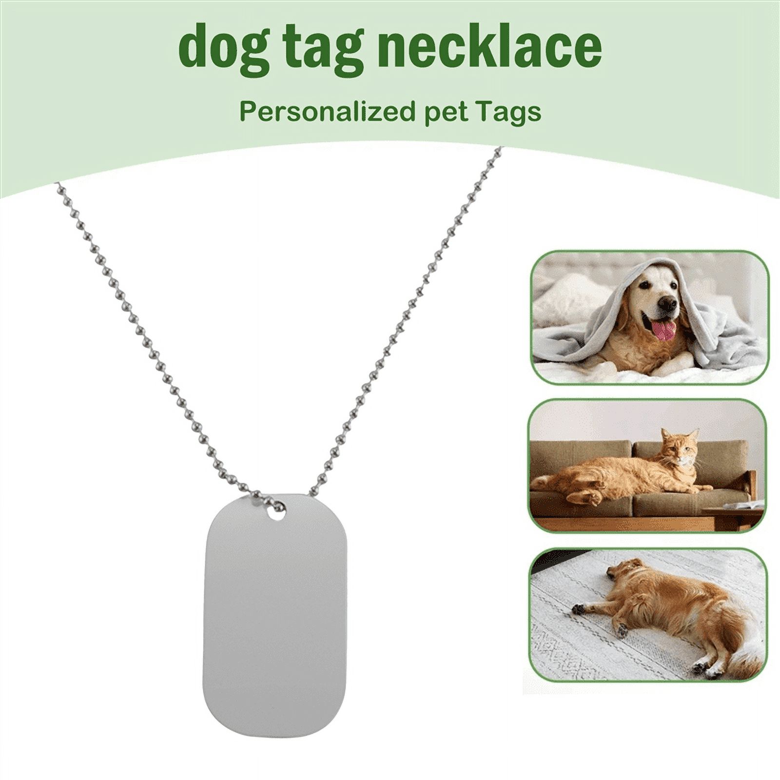 31Pcs Sublimation Aluminum White Sublimation Stamping Tag Pendants Double  Sided Stamping Metal Tags Dog Tags 